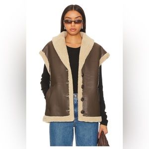 Heartloom Faux Leather Vest